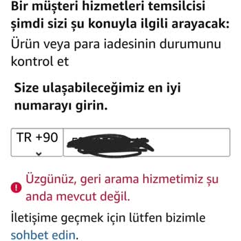 Amazon Türkiye'de İade Sürecinde Yaşanan Kart Sorunu Ve Müşteri Hizmetleri İletişimsizliği
