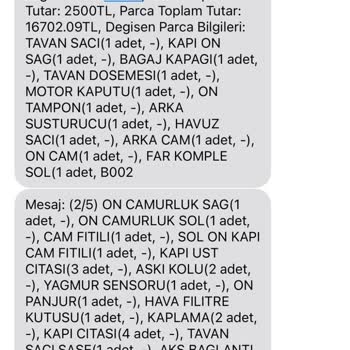 Özerler Otomotiv Ekspertiz Raporundaki Yanıltıcı Bilgilendirme İle Ciddi Maddi Ve Manevi Kayıplar