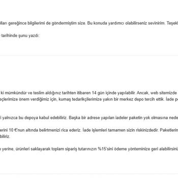 Mandarin İstanbul'dan Aldığım Gömlekler Hayal Kırıklığı Yarattı