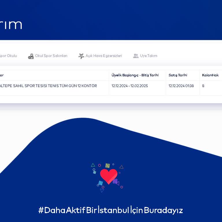 Tenis Kursu Rezervasyon Sorunu