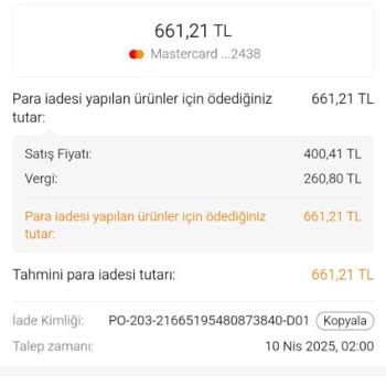 İptal Edilen Siparişin İadesi İçin Belirsizlik Ve Gecikme