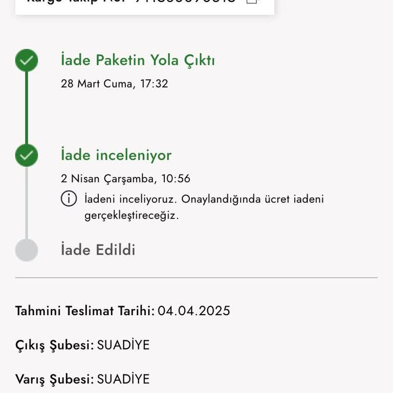 Boyner Ve Satıcıdan İade Sürecinde Yaşanan Mağduriyet