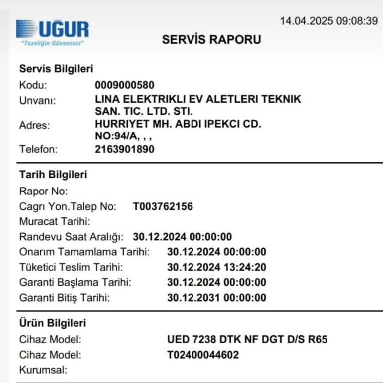 Uğur Derin Dondurucu'dan Gelen Rahatsız Edici Sesler