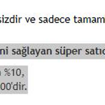 Dolap Süper Satıcı Komisyonu Sorunu