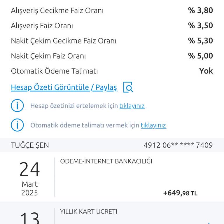 Yıllık Kart Ücreti Şoku: Haksız Kesinti İadesi İsteniyor
