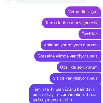 Sipariş Sorunu Ve Müşteri Hizmetlerinde Saygısızlık