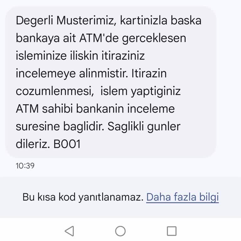 Halkbank ATM'de Kayıp Para Sorunu