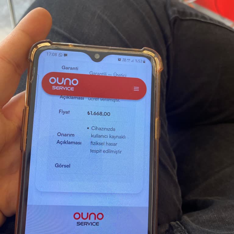 Ouno Service Kaskolu Telefon İçin Ücret Talebi