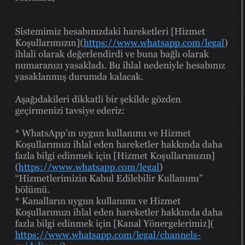 Hesap Haksız Yere Kapatıldı: Açıklama Bekliyorum