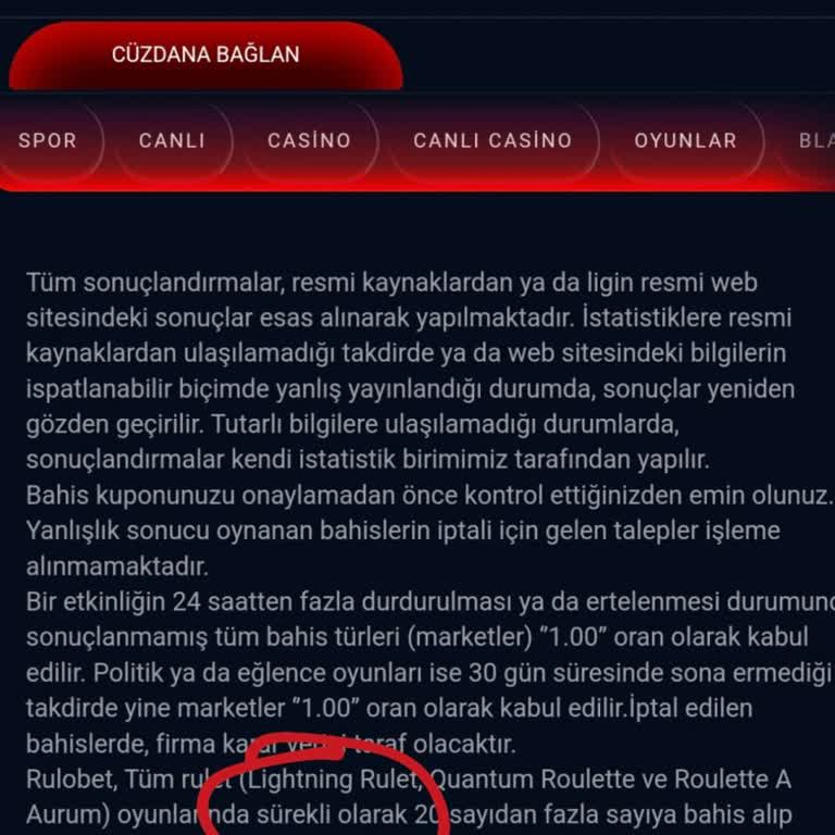 Rulobet'te Haksız Bakiye Silinmesi