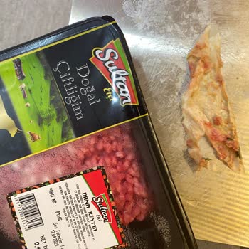 Getir Üzerinden Aldığım Dana Kıymada Şok Edici Cisim