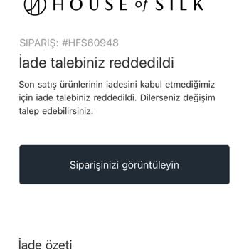 Nedensiz İade Reddedildi Tüketici Hakkı Çiğnendi