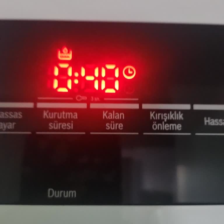 Bosch Kurutma Makinesinin Self-Cleaning Arızası