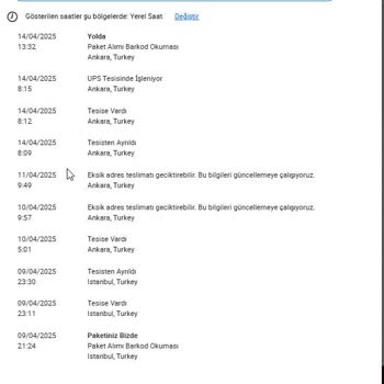 Teslim Edilmeyen Kargo Ve Yanıltıcı Geri Bildirim Sorunu