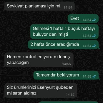Bebbelife Güzelyurt Şubesi'nde Teslimat Sorunu Ve Müşteri Mağduriyeti