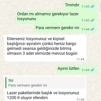 Lazer Epilasyon Ücreti Ve İade Sorunu
