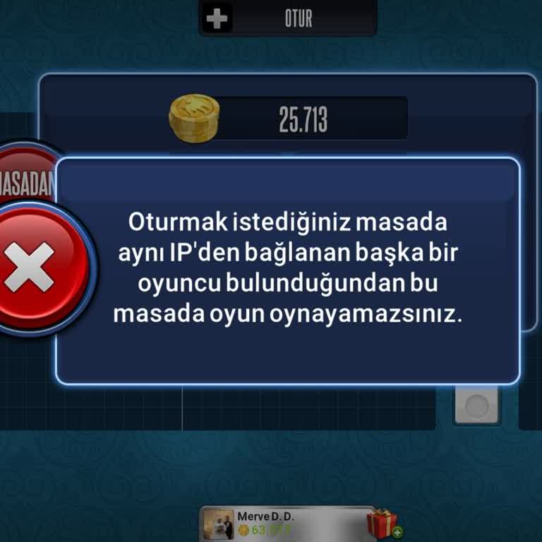Okey Plus'ta Bağlantı Sorunu