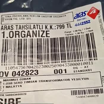Sina Pazarlama Reklam Yanlış Ürün İstediğim Ürün Dışında 800 TL İadesini İstiyorum!