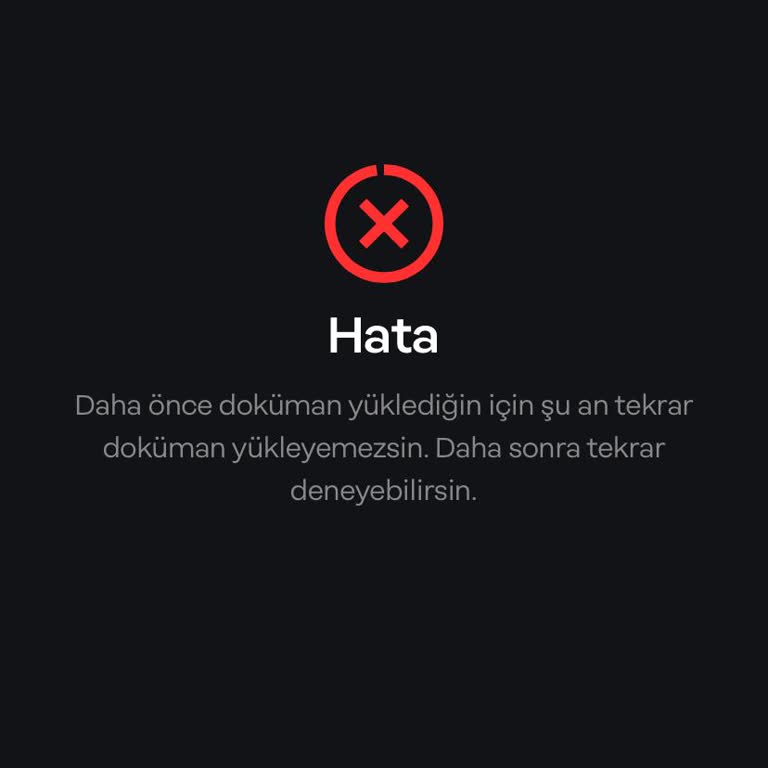 Papara Belge Yükleme Hatası Acil Çözüm Bekliyor!