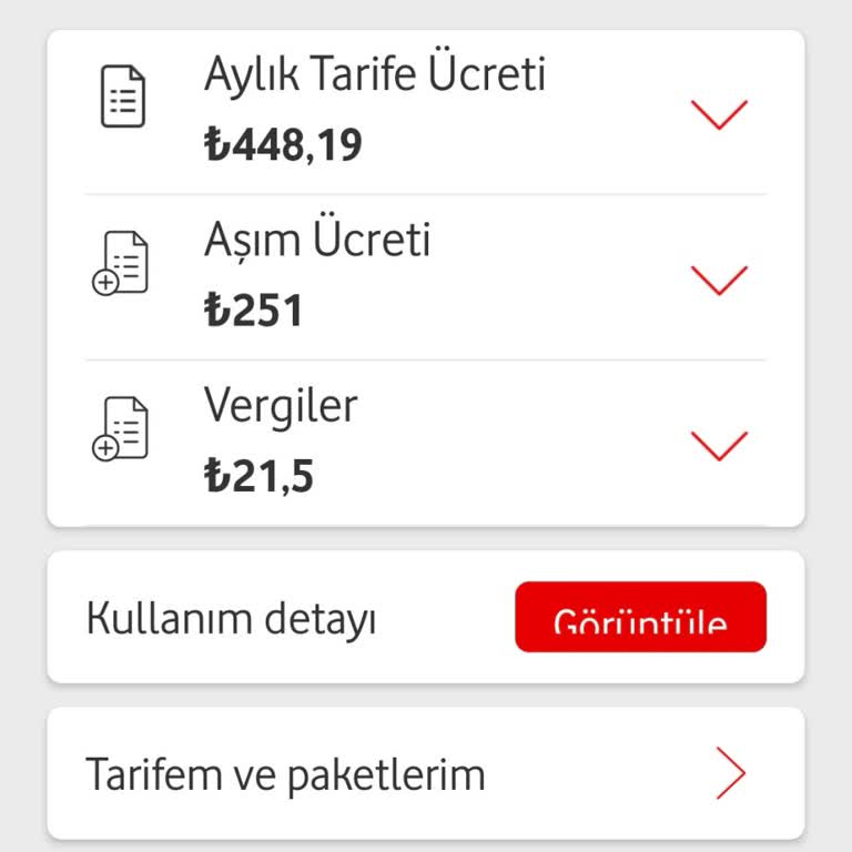 Vodafone'un Fatura Şoku Ve Paket Zorlaması
