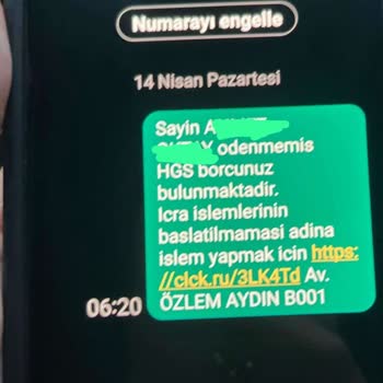 Vodafone Hattım Üzerinden Yanıltıcı SMS'ler Ve Maddi Zarar