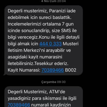 ATM'de Kalan Para Mağduriyeti