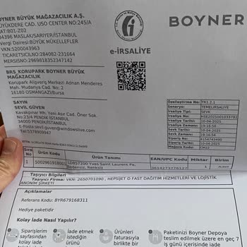 Boyner'den Gelen Hediye Paketi Hayal Kırıklığı Yarattı