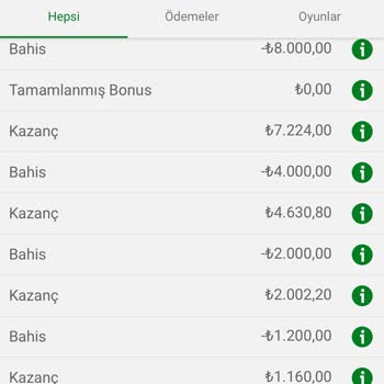 Hesabımdaki Para Ben Oynamadan Kaybedildi