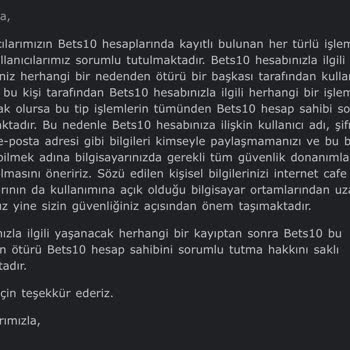 Hesabımdaki Para Ben Oynamadan Kaybedildi