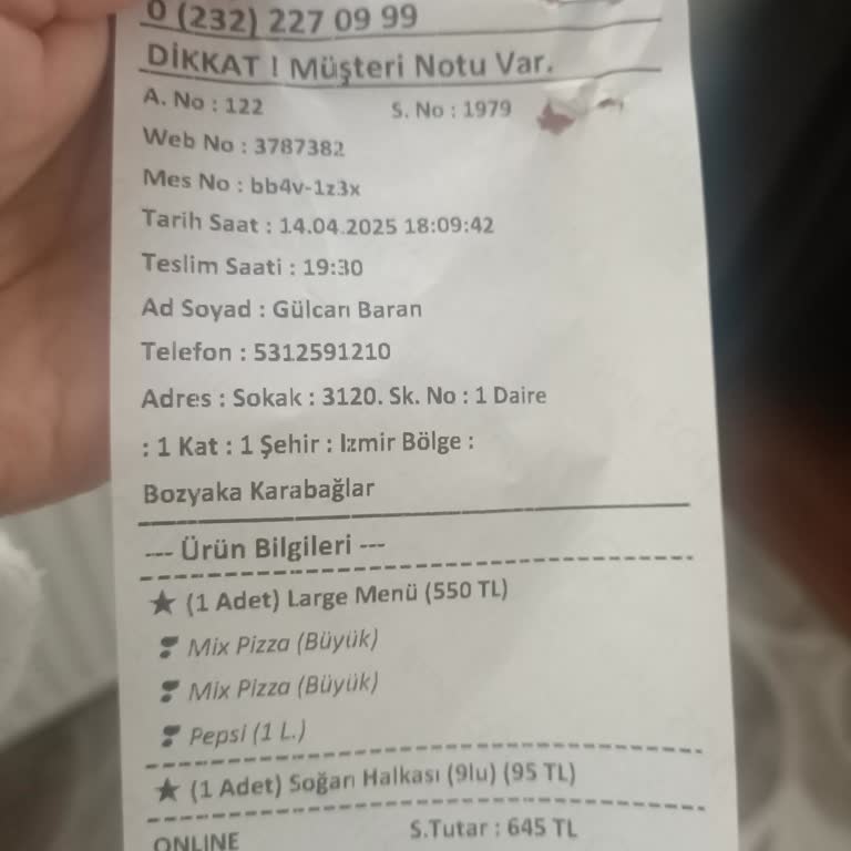 Yemek Sepeti'nde Erken Teslim Sorunu