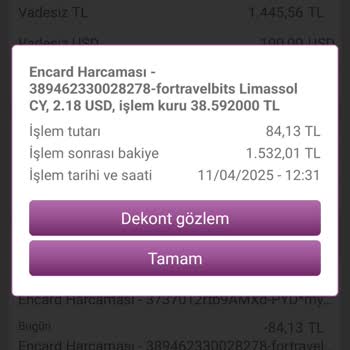 ForTravelBits Onayım Olmadan Hesabımdan Paramı Aldı