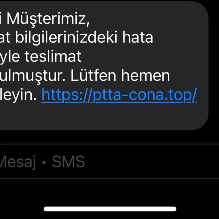 Yanıltıcı Mesajla Kişisel Bilgilerimin İzinsiz Kullanımı