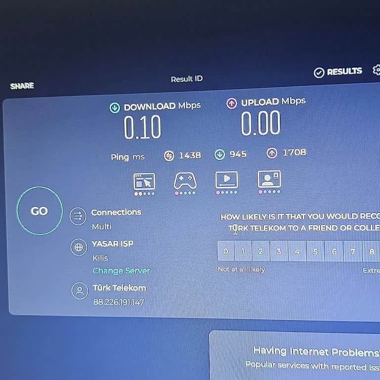 Türk Telekom Sürekli Kesilen İnternet ve Yavaş Hız Sorunu