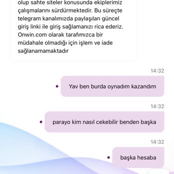 Onwin'de Kazanç Sonrası Hesap Sıfırlama Sorunu