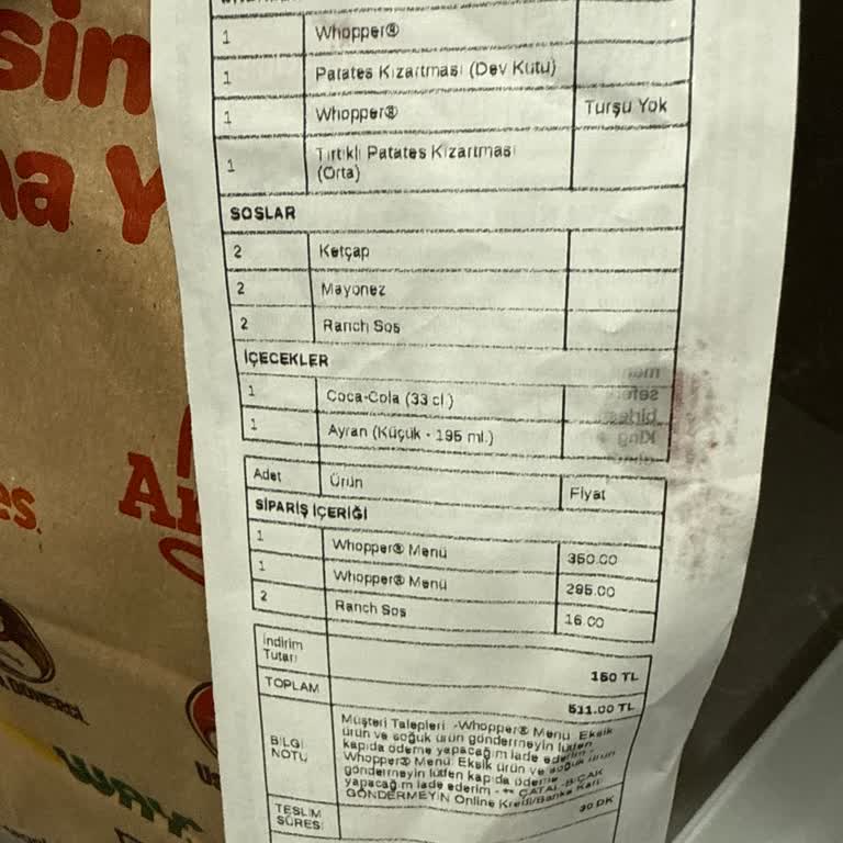 Yemek Sepeti'nde Soğuk Ve Eksik Sipariş Sorunu