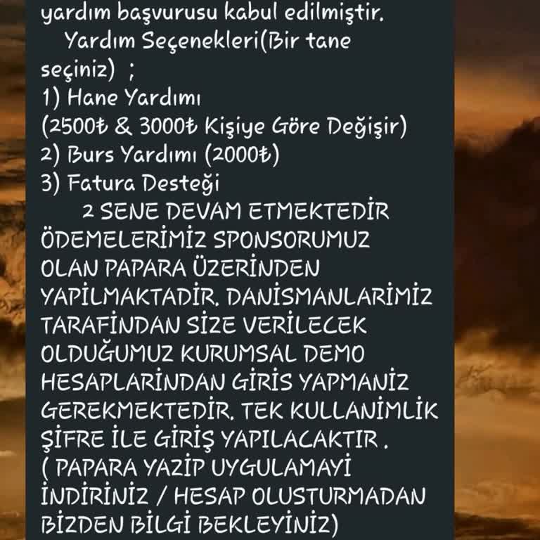 Online Yardım Başvurusu ve Güvenlik Endişeleri