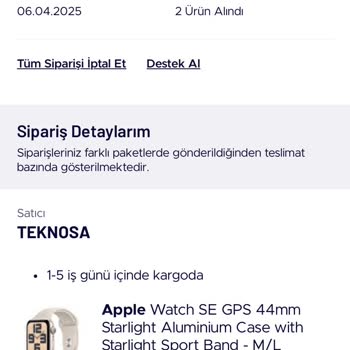 Teknosa'dan Sipariş Sorunu Ve Müşteri Hizmetleri İlgisizliği