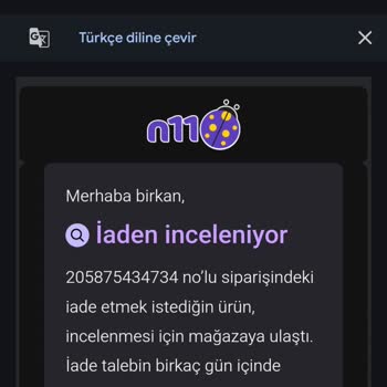Yanlış Ürün Gönderimi Ve İade Sürecinde Zorluk