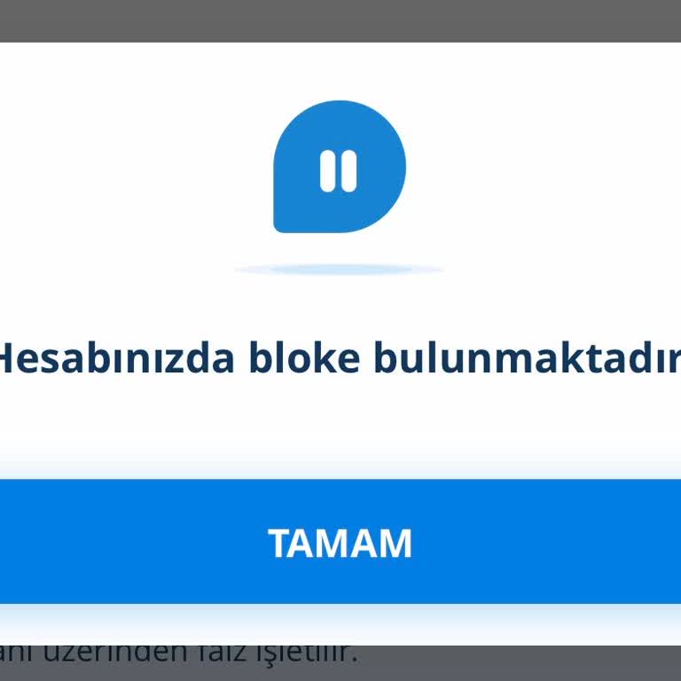 Bloke Edilen Kredi Kartı Sorunu