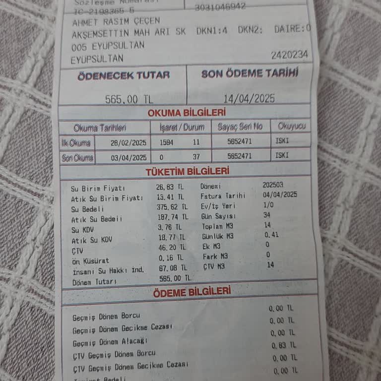 Yanlış Faturalandırma Ve İsim Değişikliği Sorunu