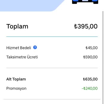 Uber'den Fazladan Çekilen Ücretin İadesini İstiyorum