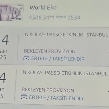Passo Ödeme Hatası Ve Fazla Çekim Sorunu