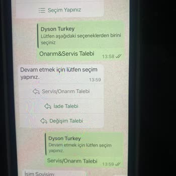 Dyson Müşteri Hizmetleri Sorunları Çözmek Yerine Oyalıyor