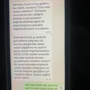 Dyson Müşteri Hizmetleri Sorunları Çözmek Yerine Oyalıyor