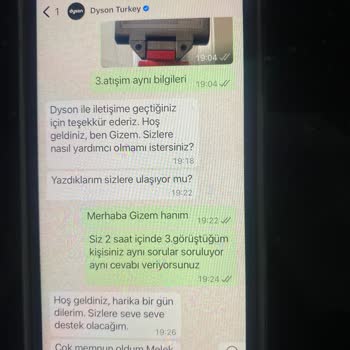 Dyson Müşteri Hizmetleri Sorunları Çözmek Yerine Oyalıyor
