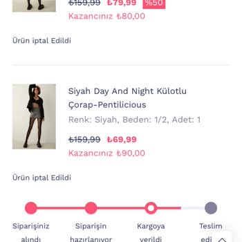 Penti'den İptal Edilen Siparişler Ve Yanlış İndirim Politikası