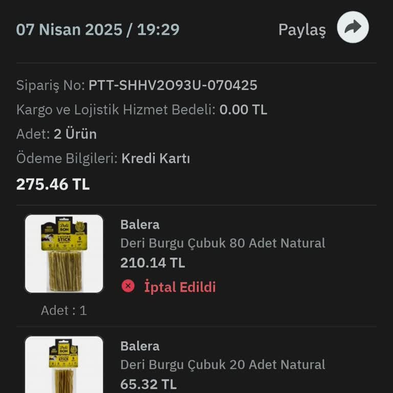 Siparişim İptal Edildi, Müşteri Memnuniyeti Sıfır