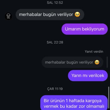 Touz Moda'dan Siparişlerim Sürekli Gecikiyor