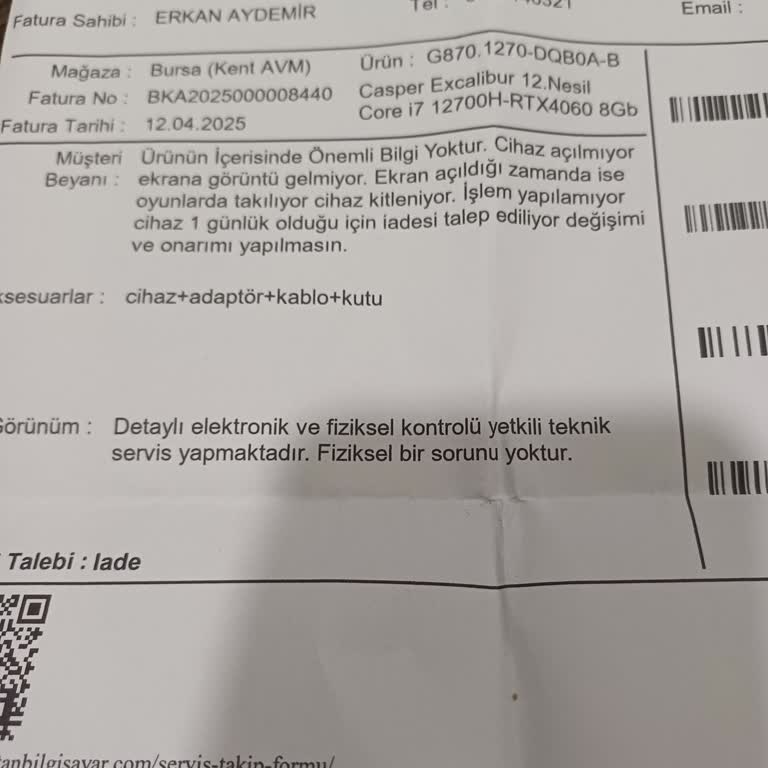 Vatan Bilgisayar'dan Aldığımız Casper Excalibur Bilgisayarın Hayal Kırıklığı