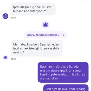 Getir'de Sipariş İptalinde Yaşanan Zorluk